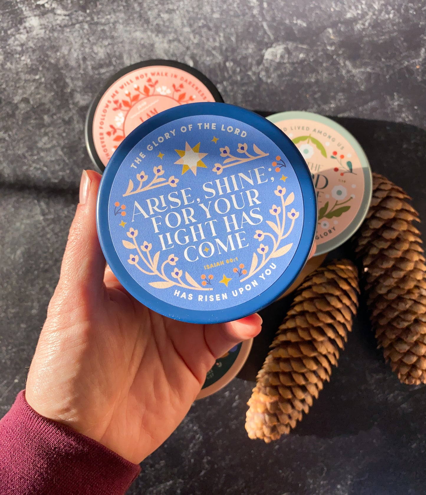 Candle Tin: God's Glory