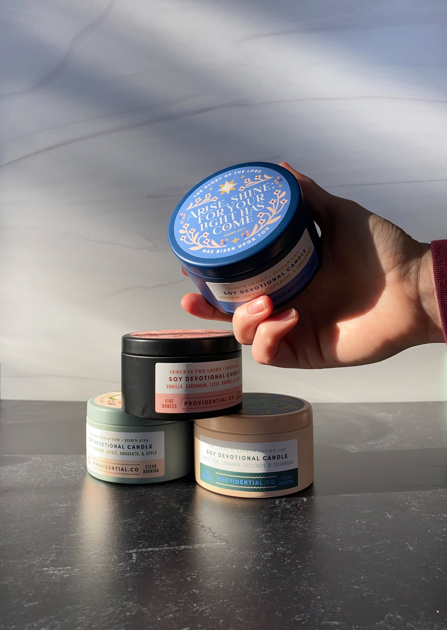 Candle Tin: God's Glory
