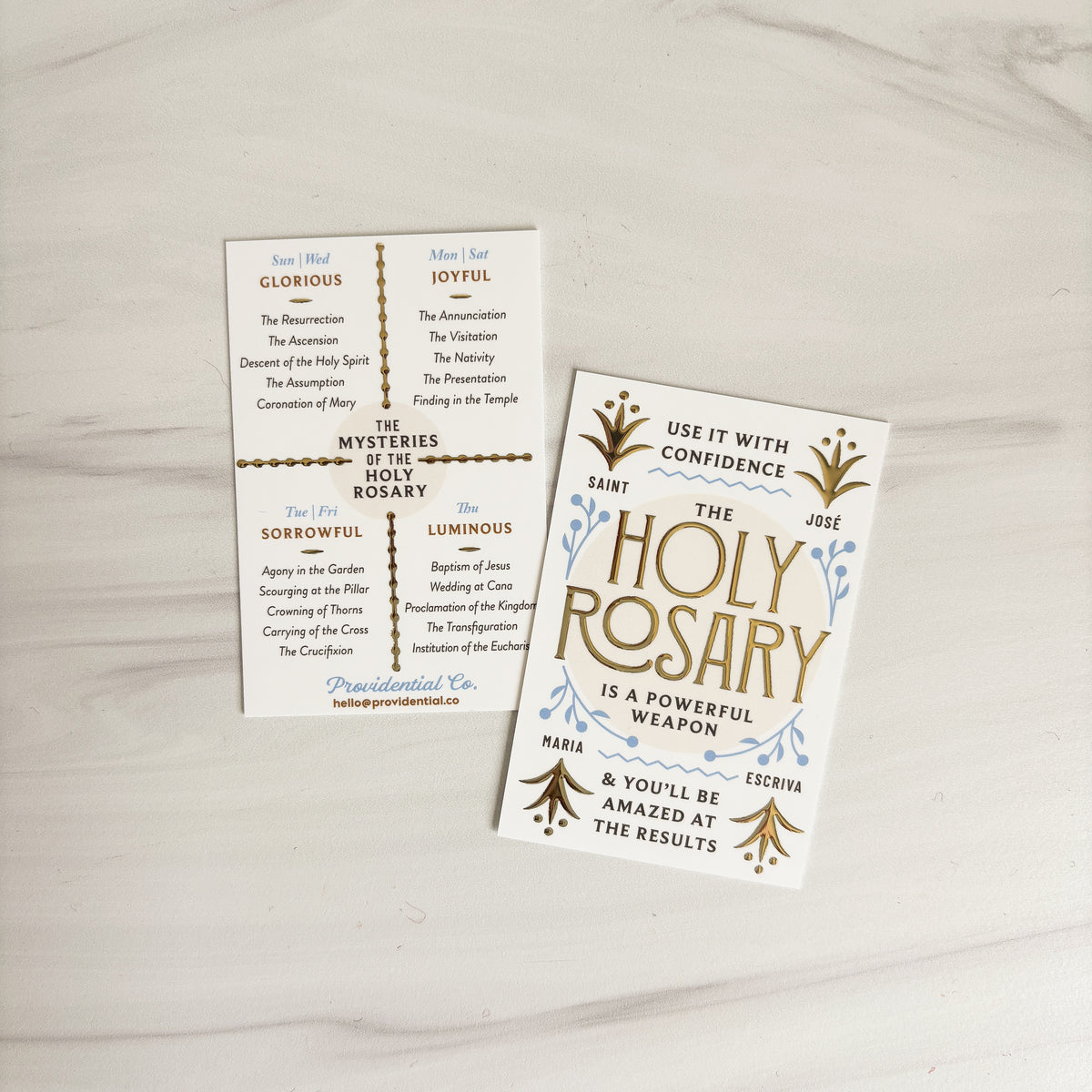 Holy Card Pack: Holy Rosary