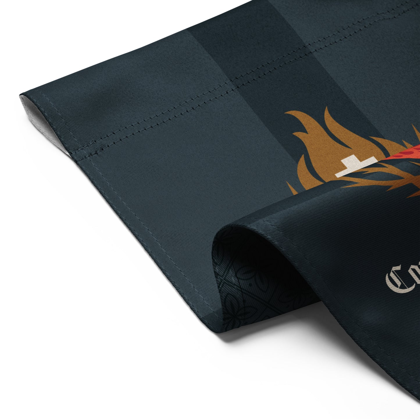 Sacred Heart Garden Flag, Navy