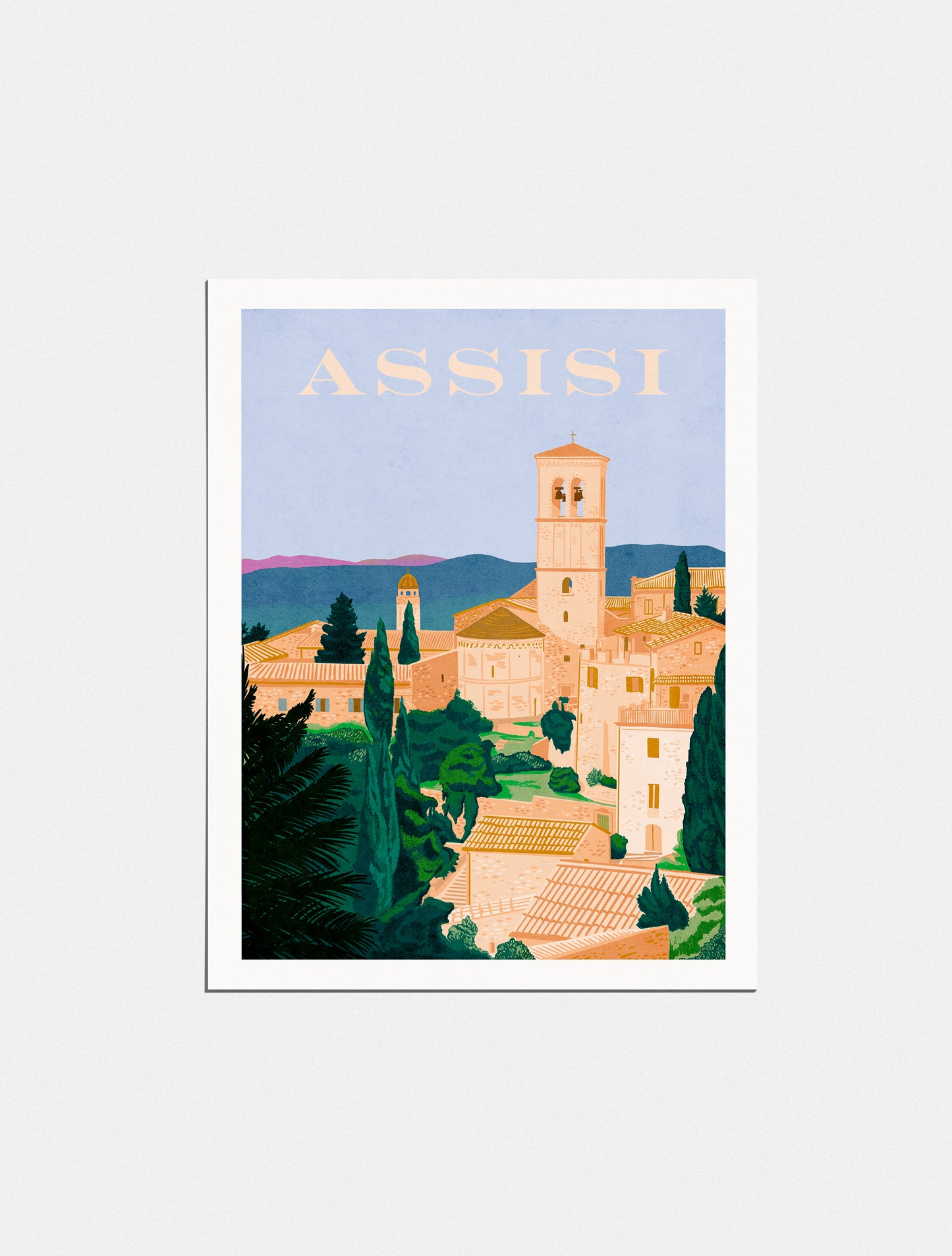 Print: Pilgrimage to Assisi