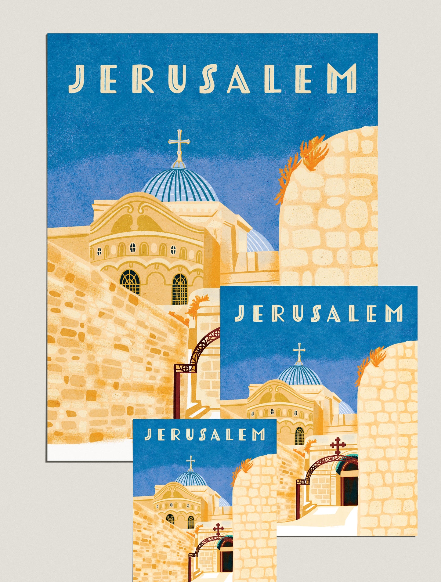 Print: Pilgrimage to Jerusalem