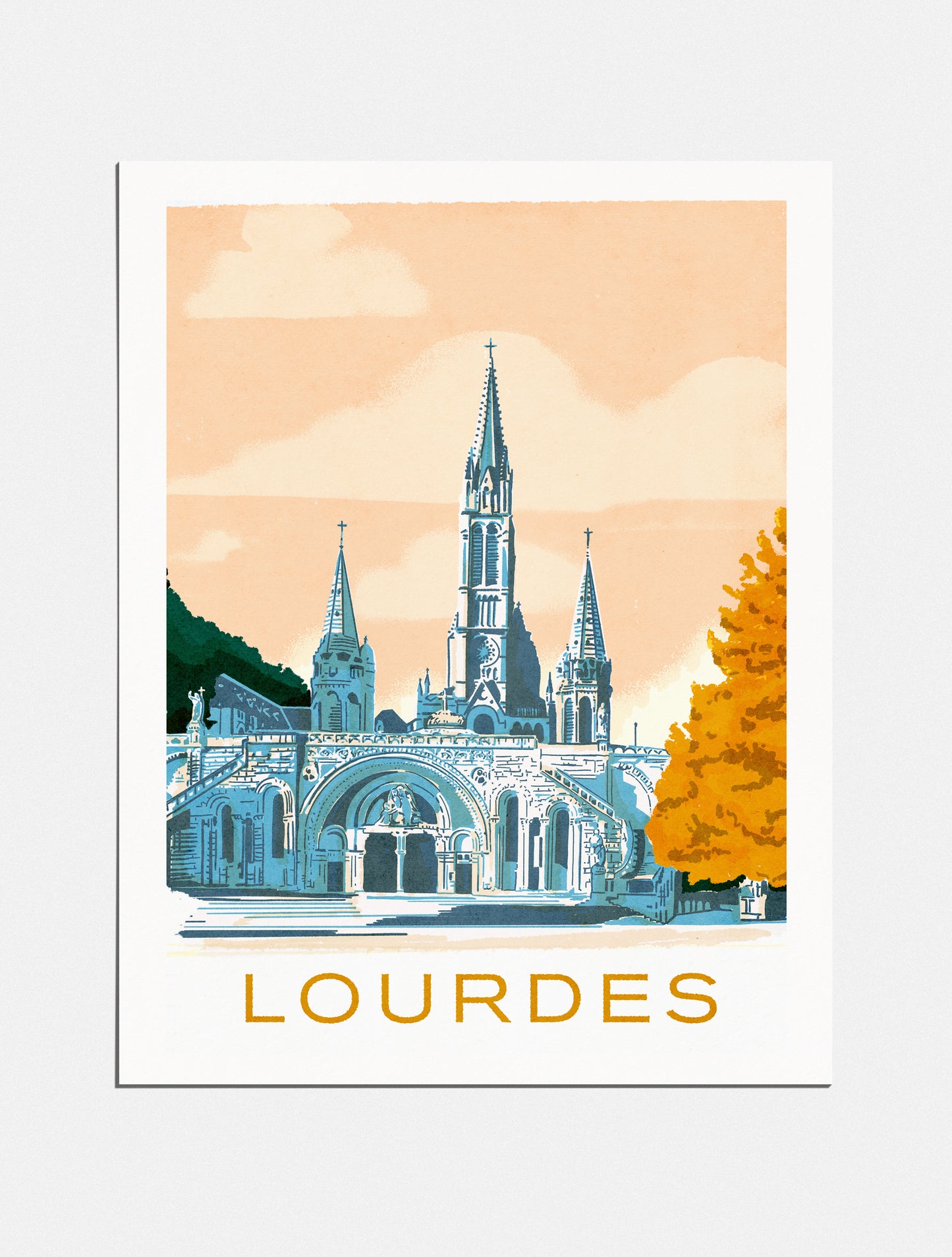 Print: Pilgrimage to Lourdes