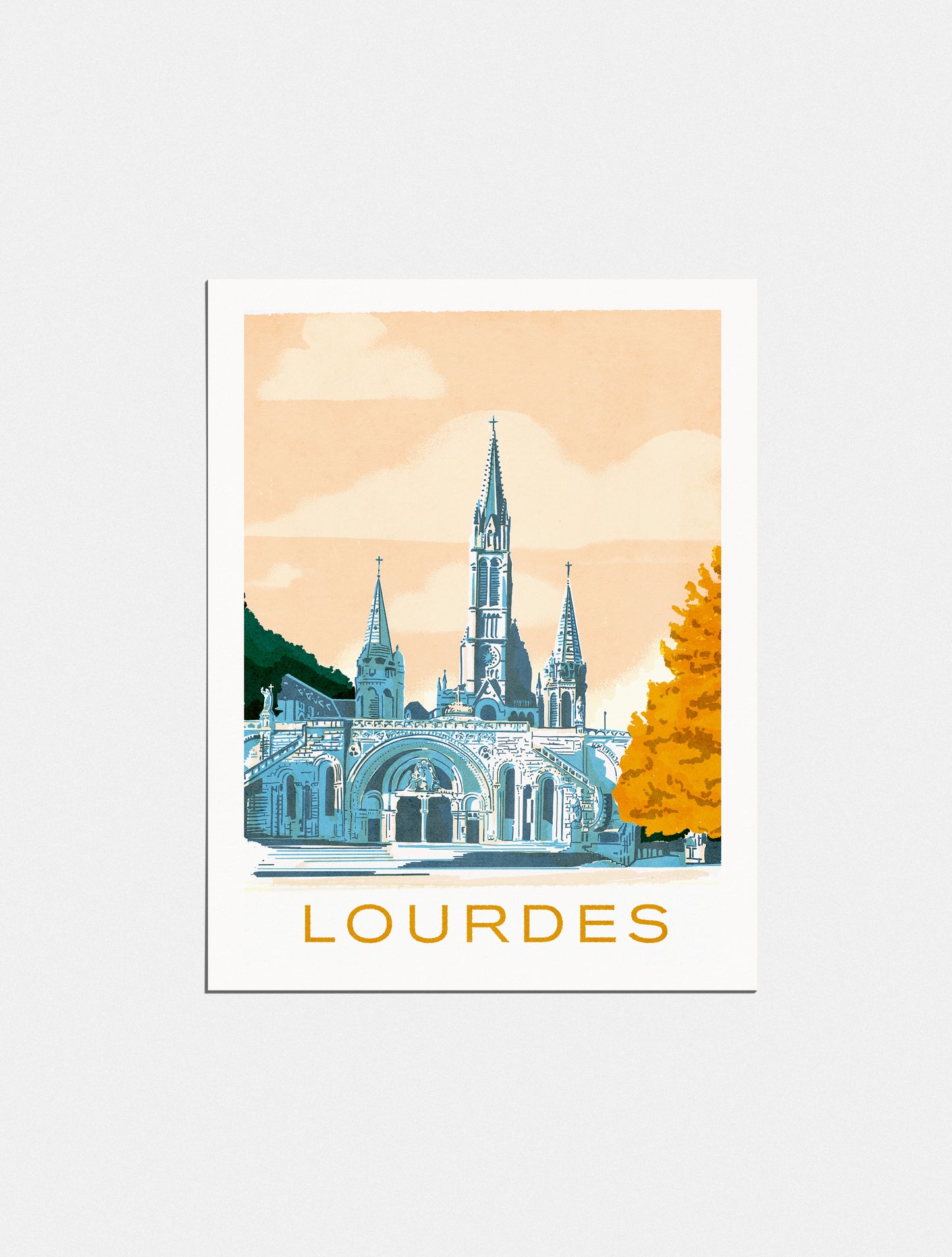 Print: Pilgrimage to Lourdes