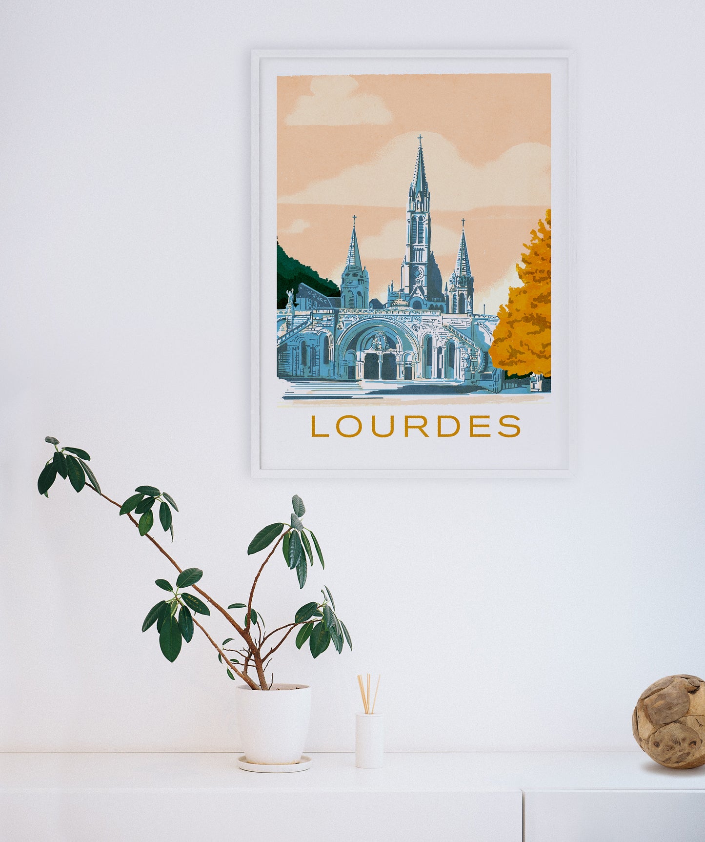 Print: Pilgrimage to Lourdes