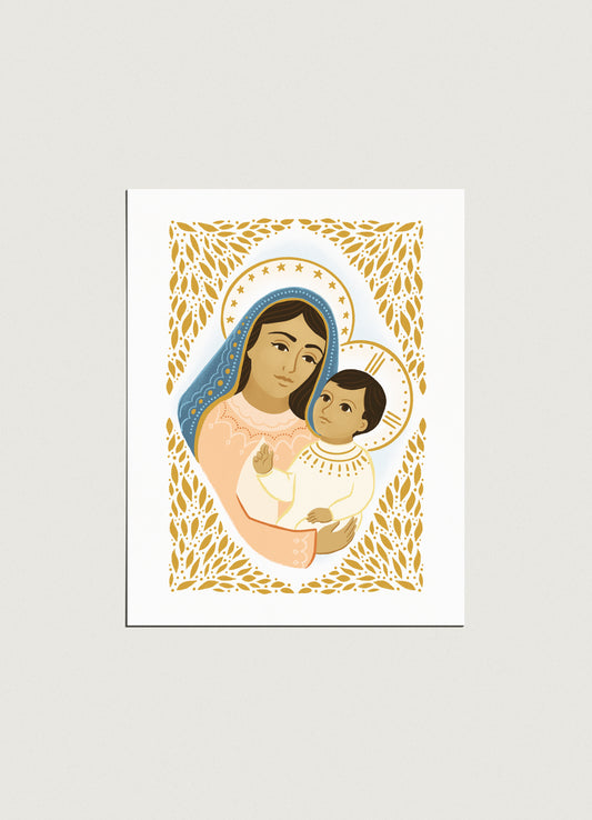 Print: Mary & Jesus, 8x10