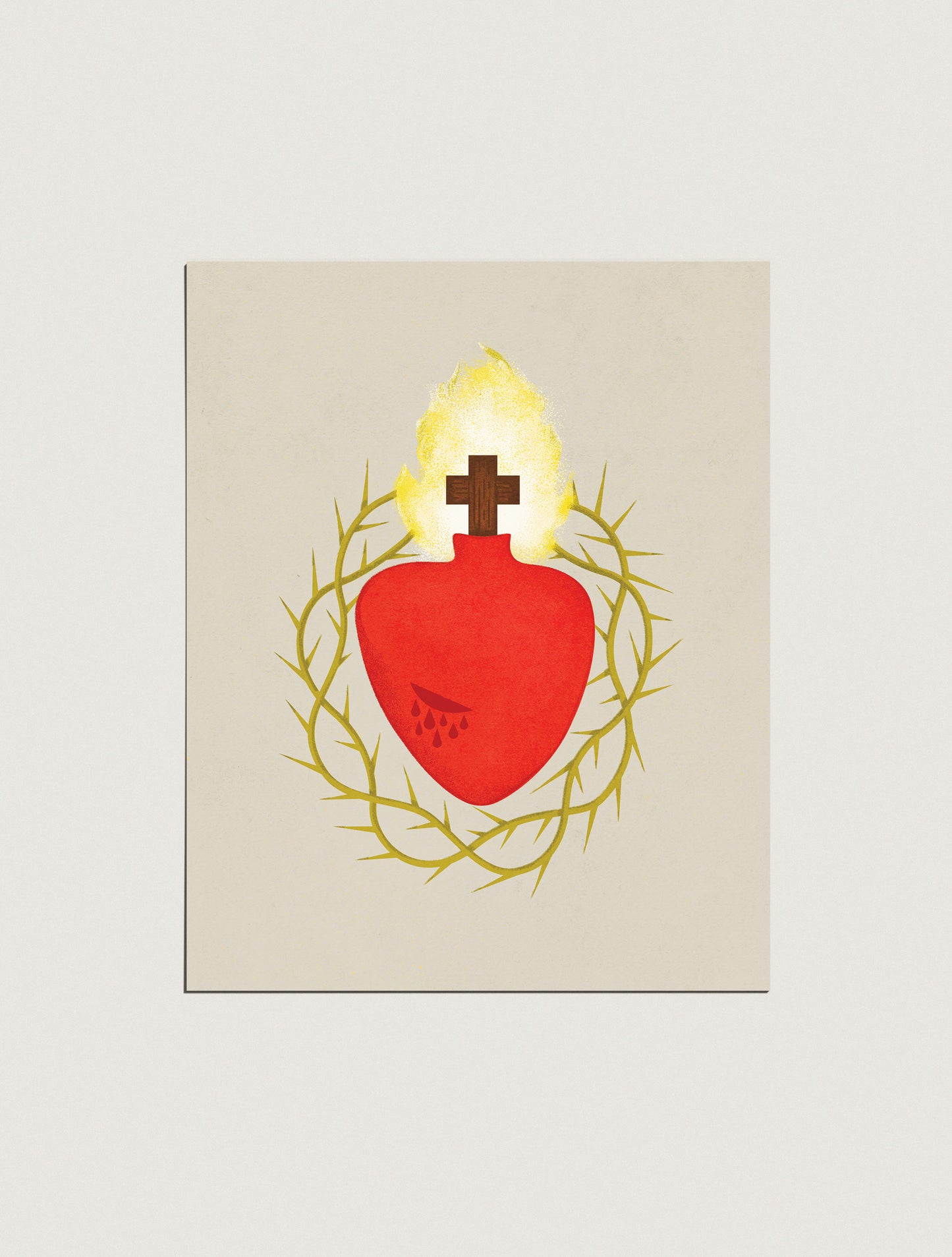 Prints: Holy Family Hearts