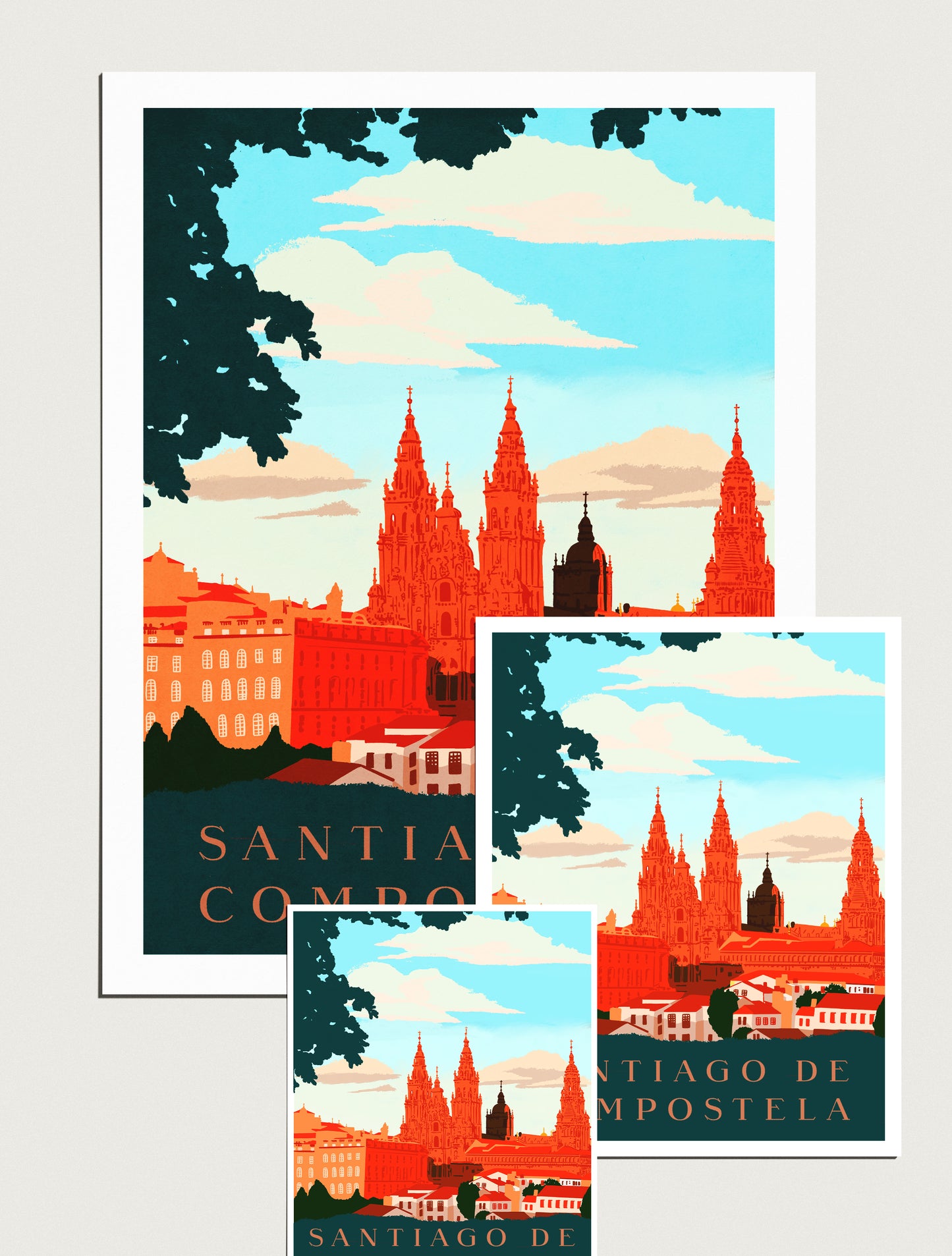 Print: Pilgrimage to Santiago de Compostela