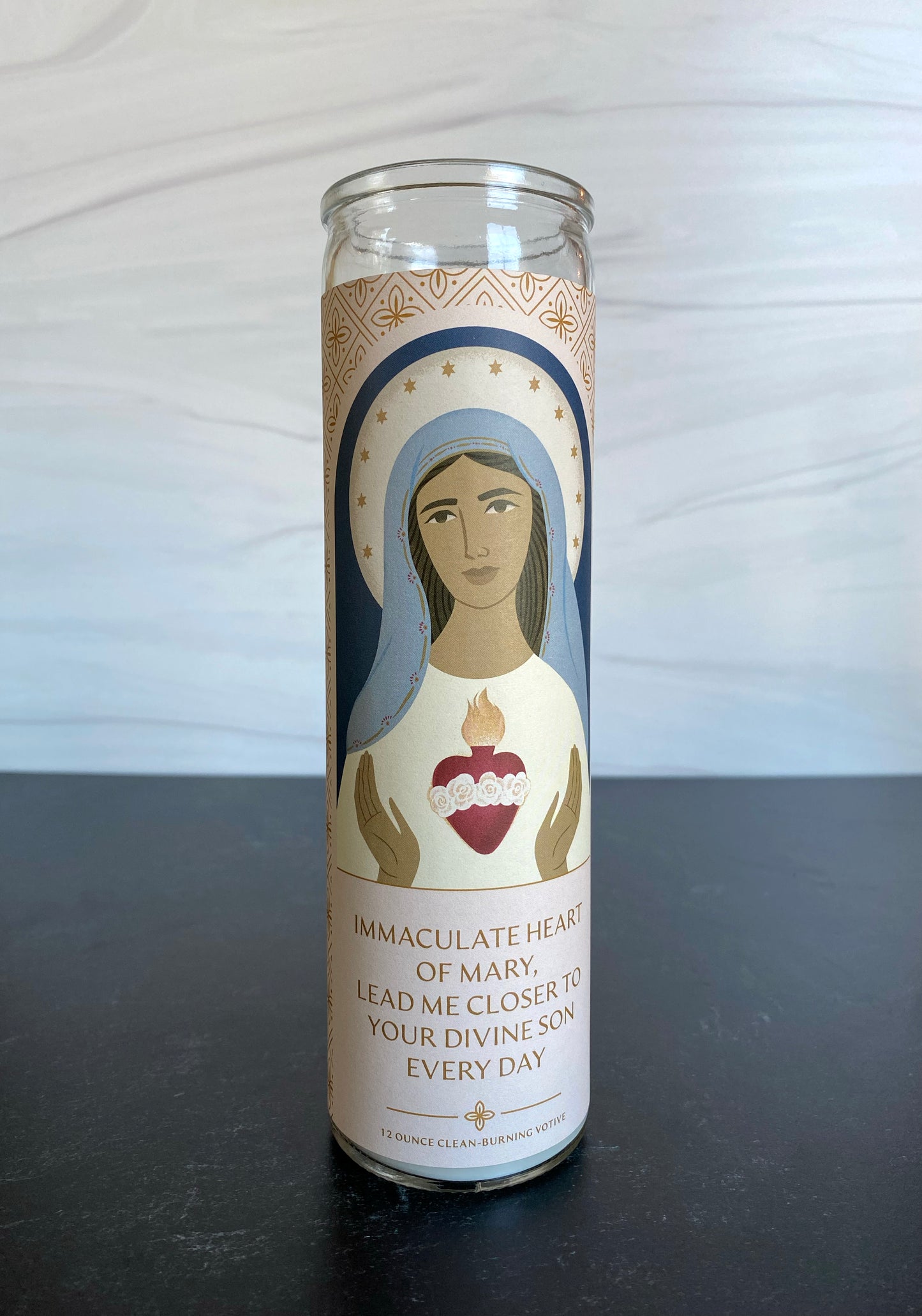 Candle: Immaculate Heart of Mary Votive