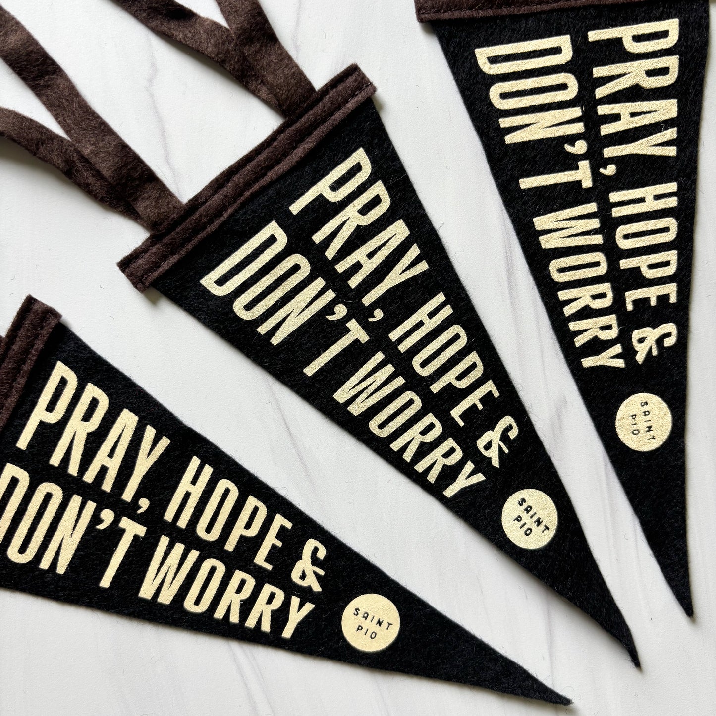 Handmade Mini Felt Pennants