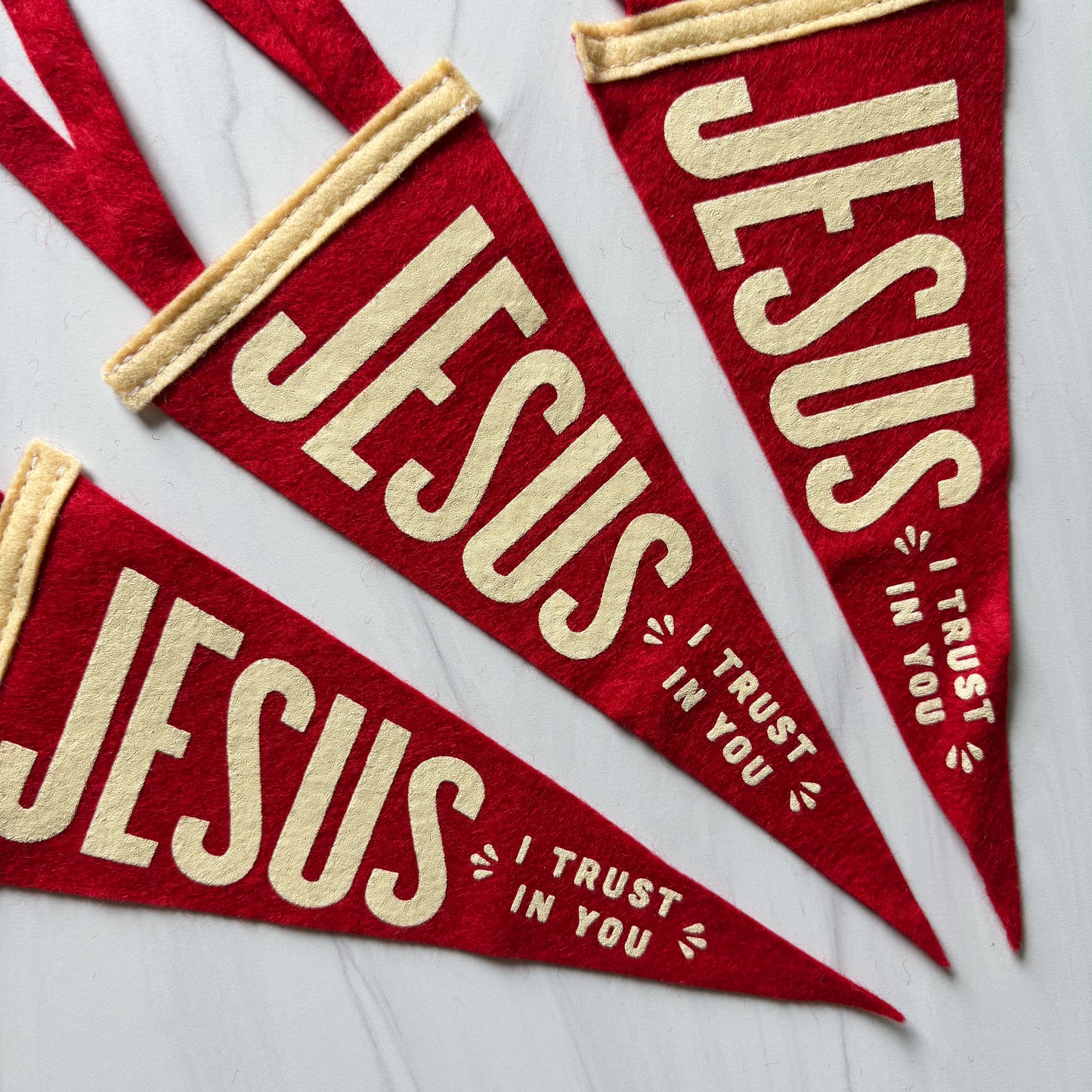 Handmade Mini Felt Pennants