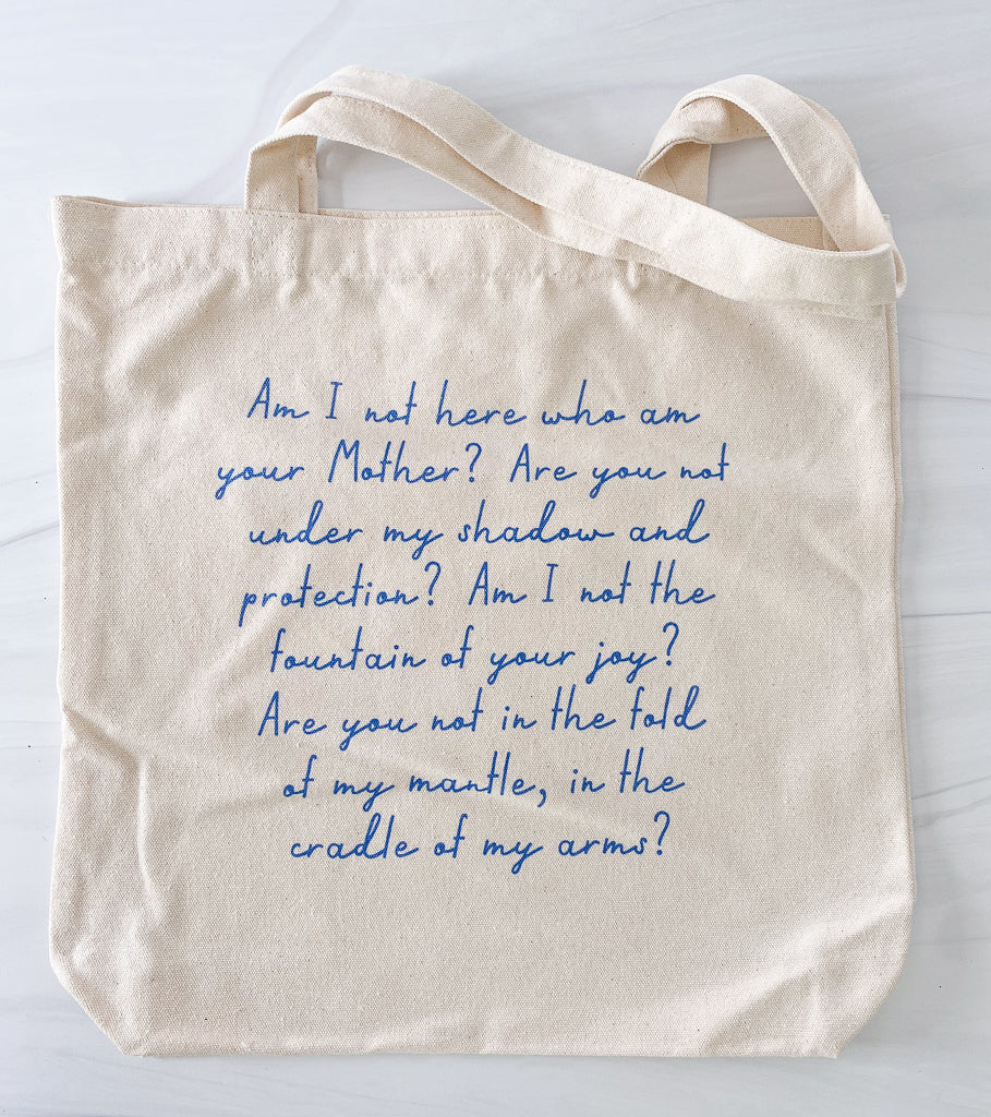 Mama Mary Tote Bag