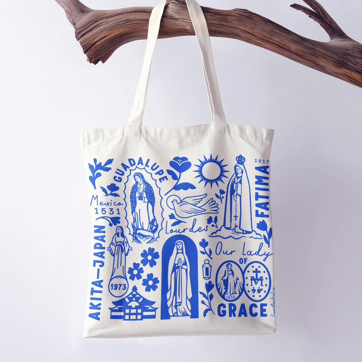 Mama Mary Tote Bag