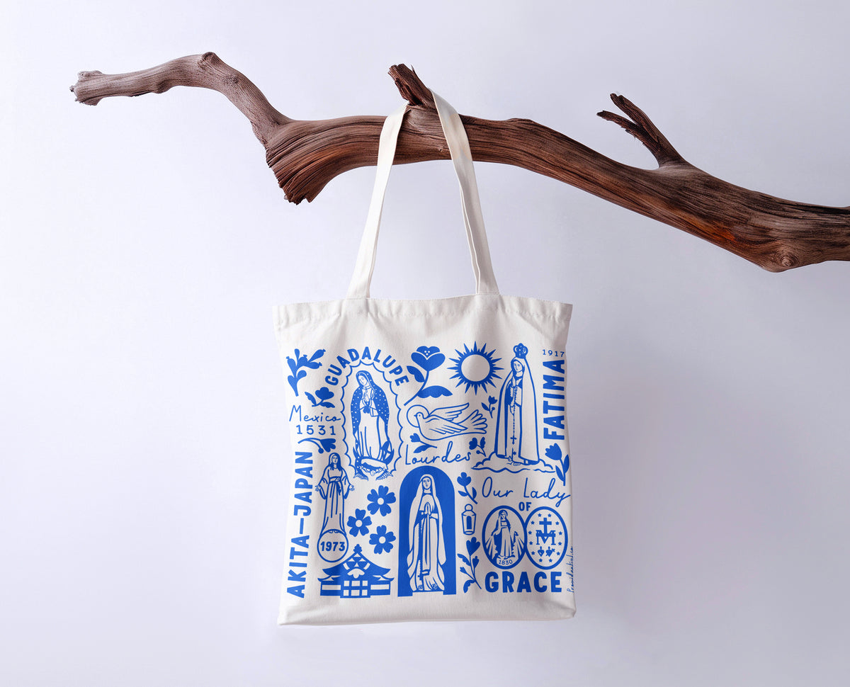 Mama Mary Tote Bag