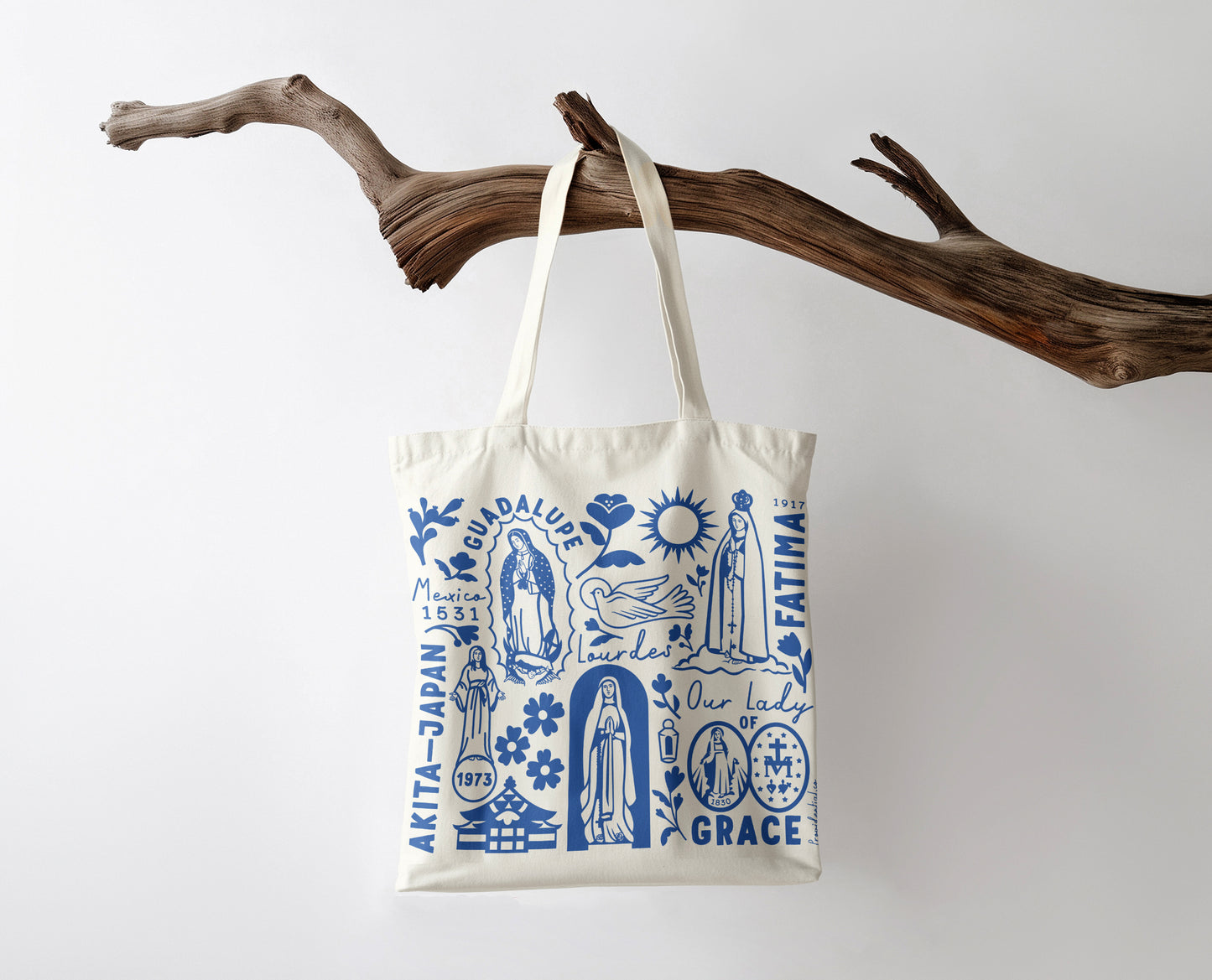 Mama Mary Tote Bag