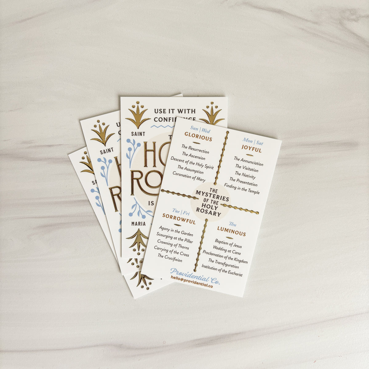 Holy Card Pack: Holy Rosary