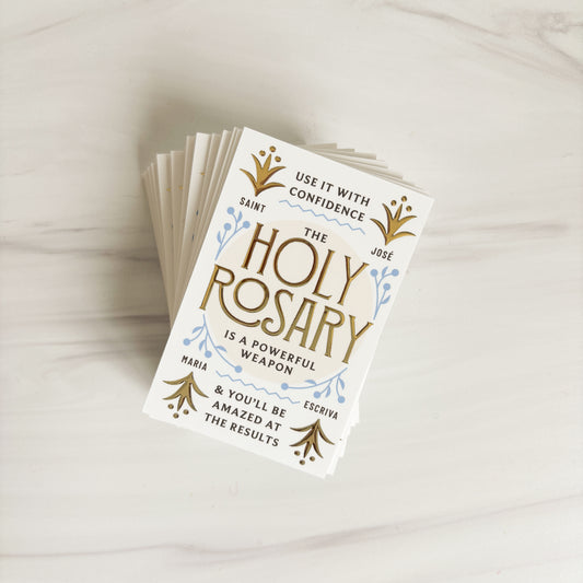 Holy Card Pack: Holy Rosary