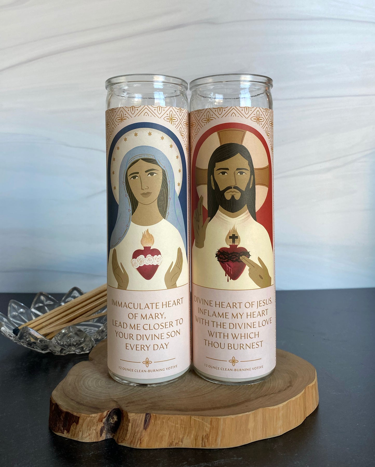 Candle: Immaculate Heart of Mary Votive