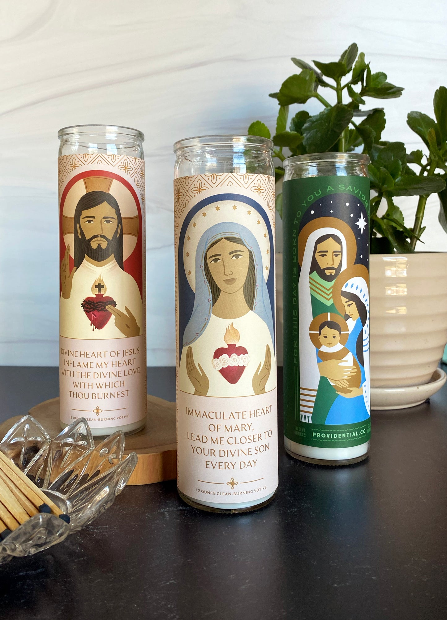 Candle: Immaculate Heart of Mary Votive