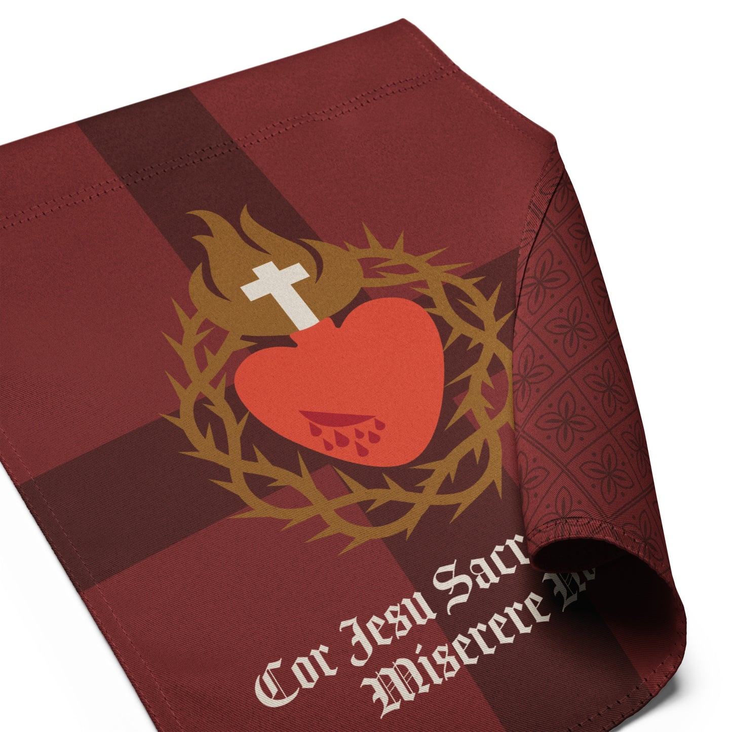 Garden Flag: Sacred Heart, Red Cross