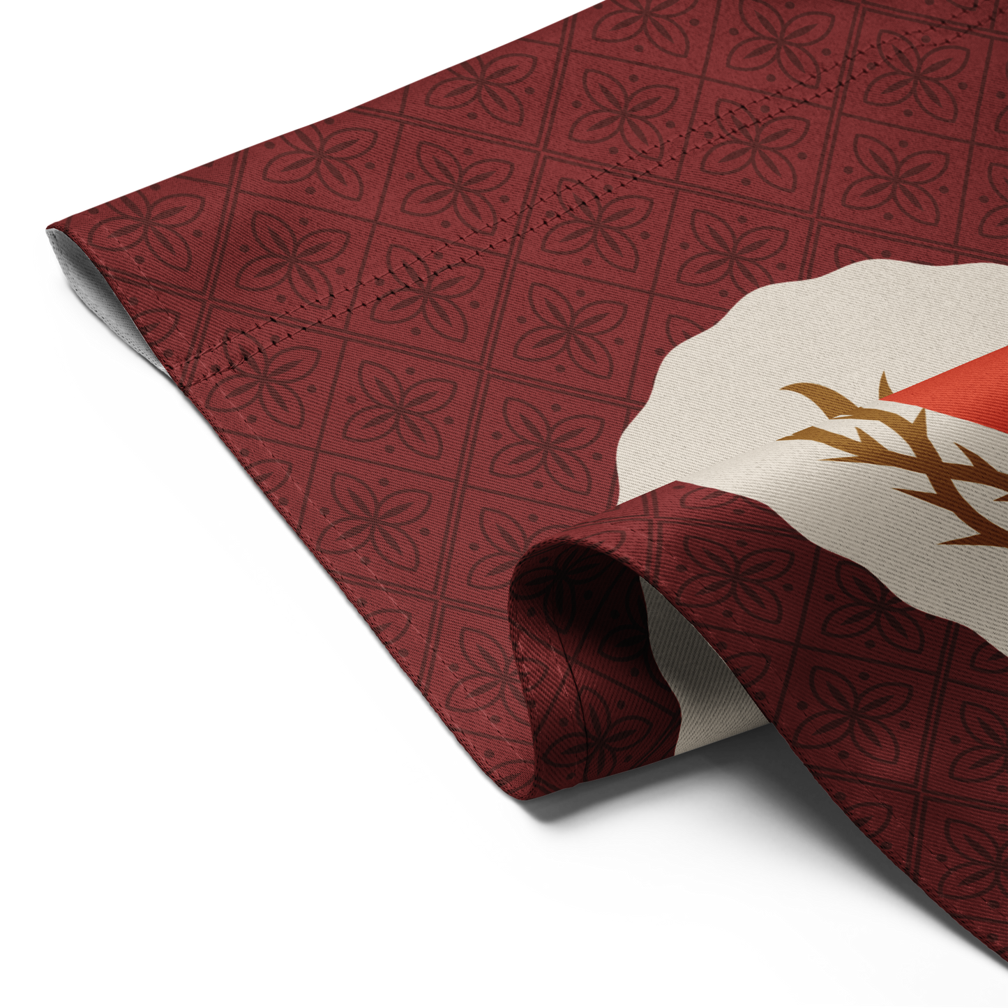 Sacred Heart Garden Flag Red Oval