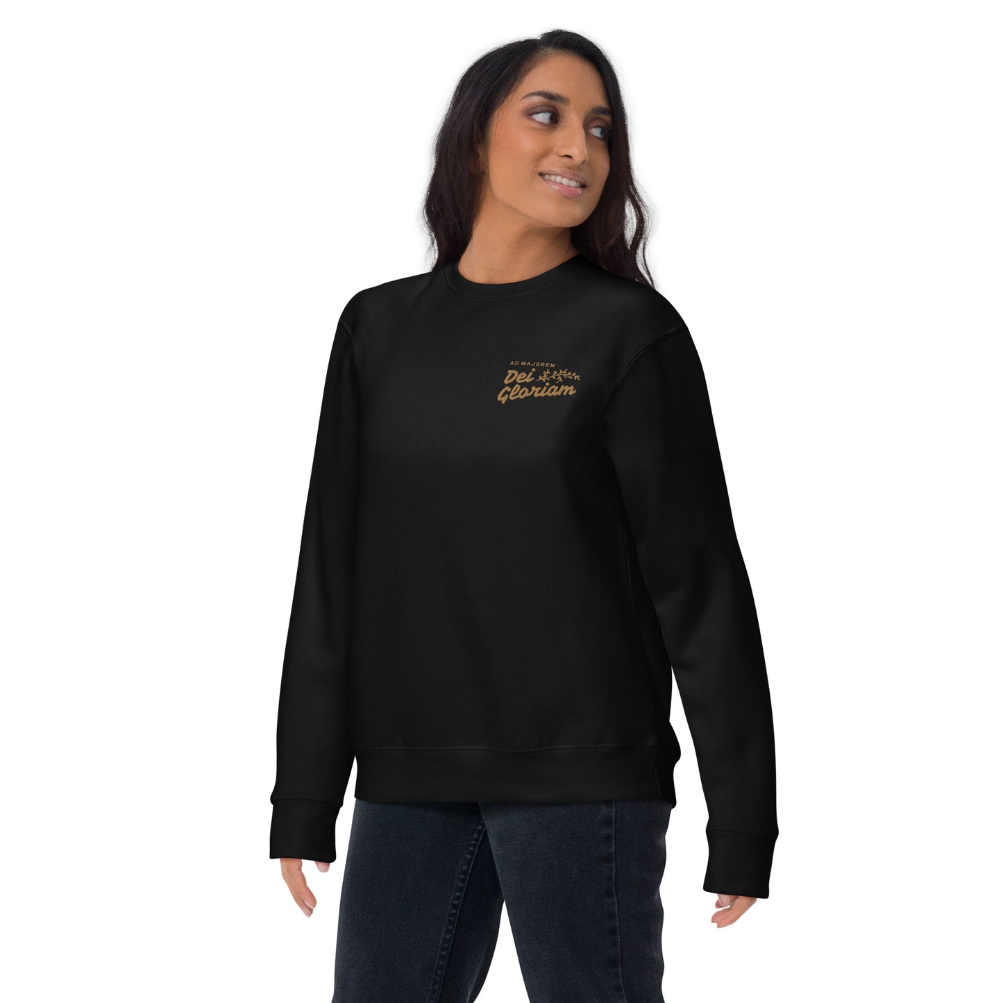 Apparel: AMDG Embroidered Pullover