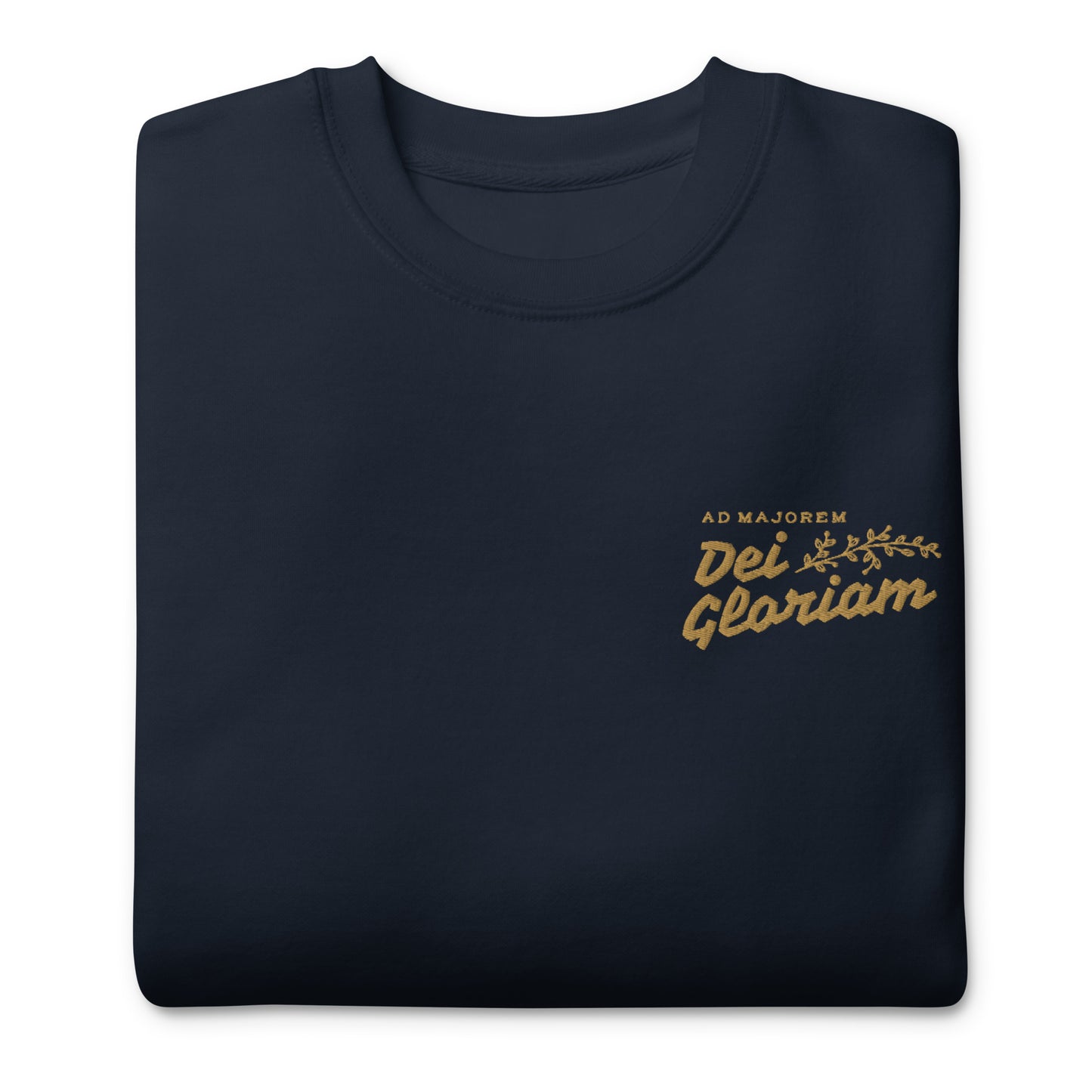 Ad Majorem Dei Gloriam Embroidered Sweatshirt
