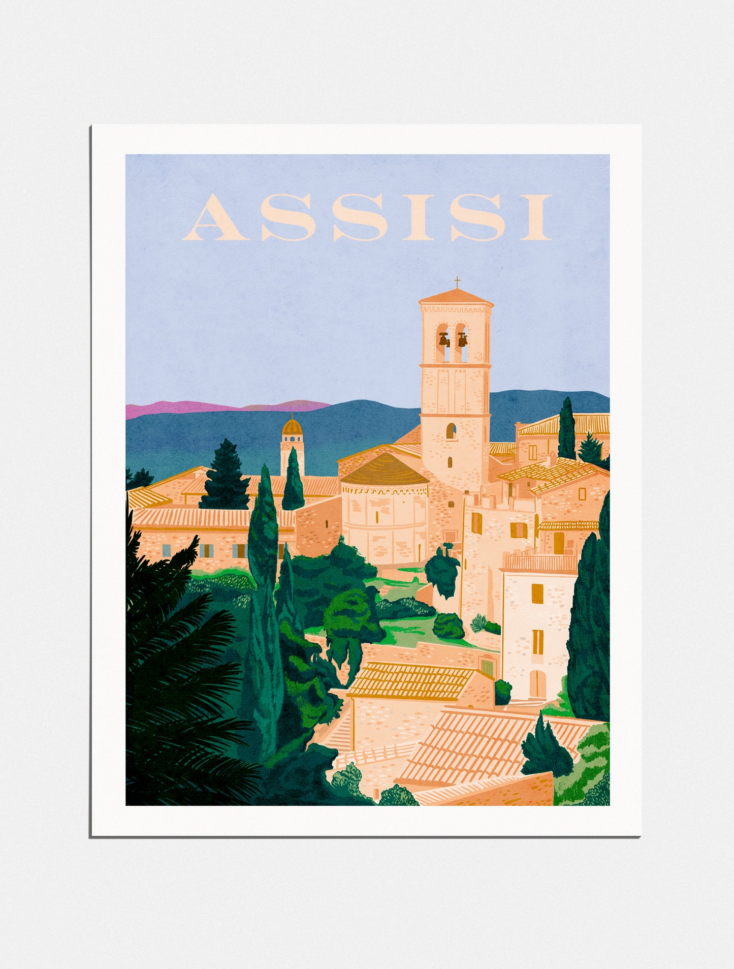 Print: Pilgrimage to Assisi