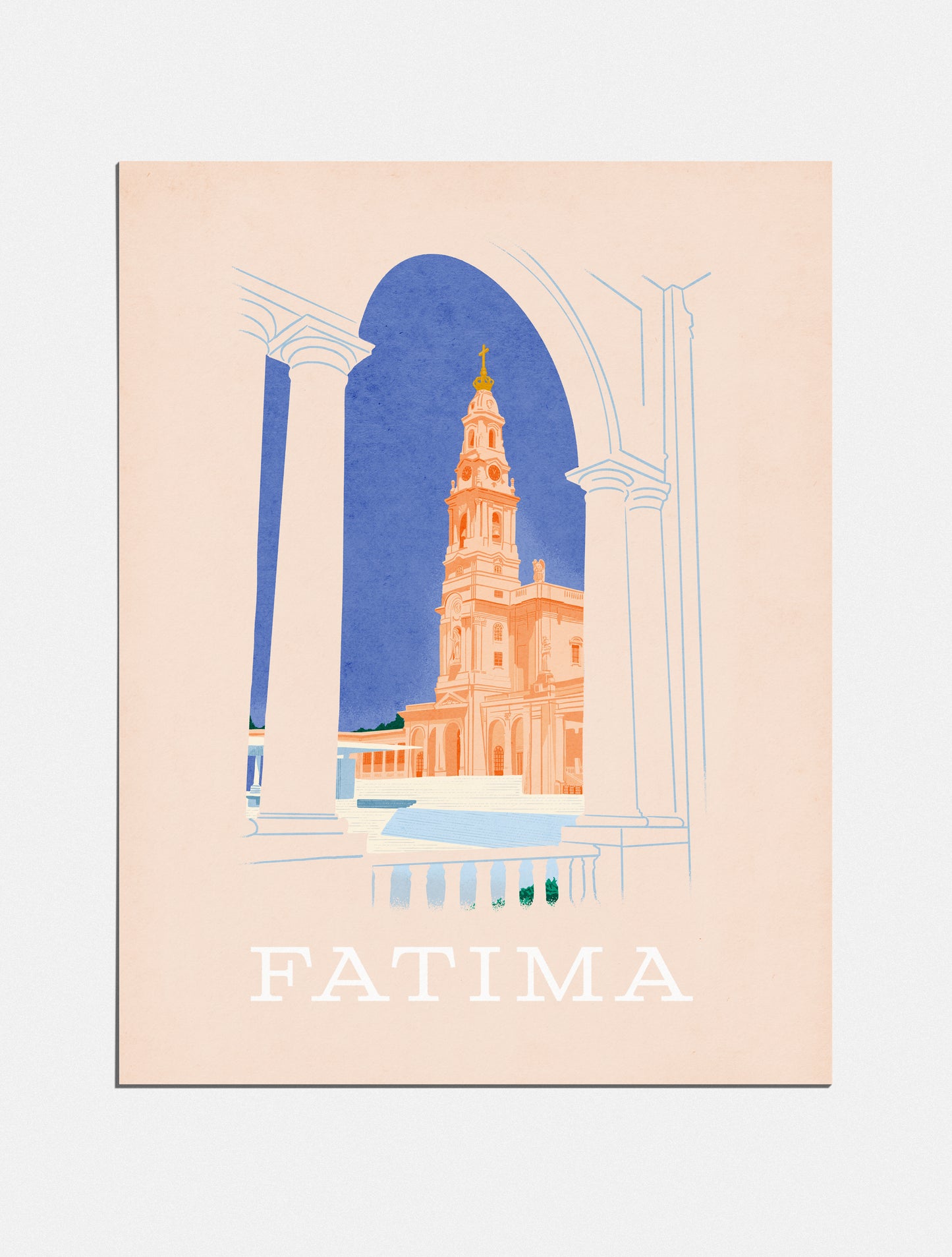 Print: Pilgrimage to Fatima