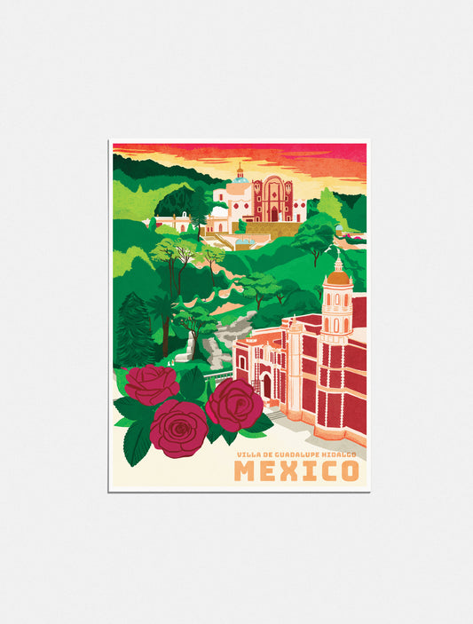 Print: Pilgrimage to Mexico City