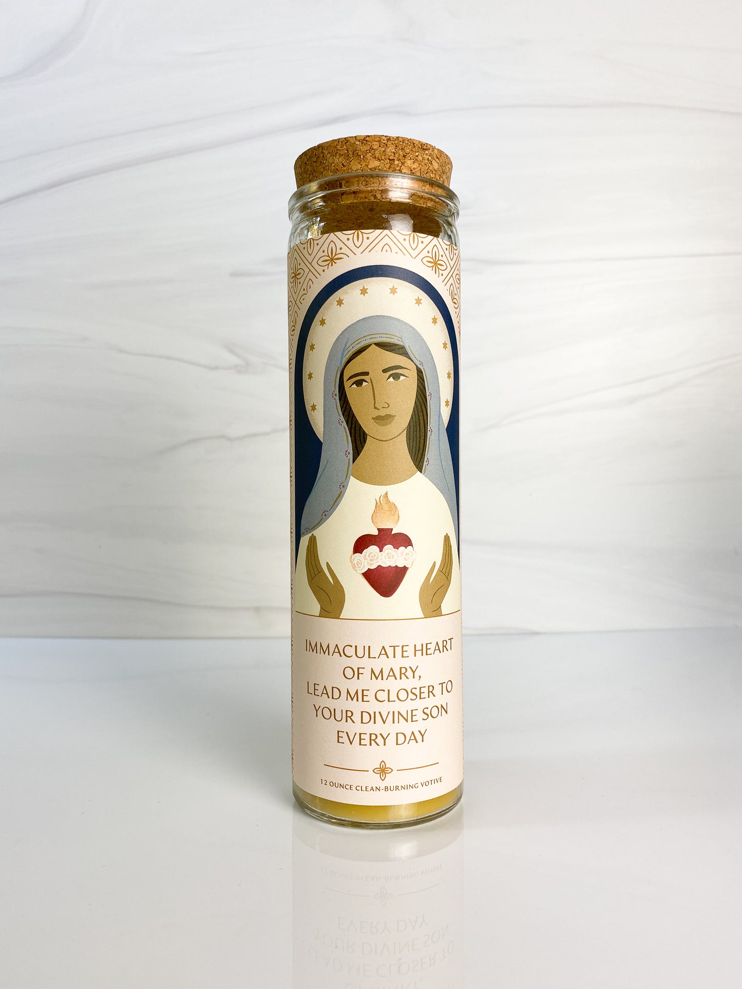 Candle: Immaculate Heart of Mary Votive
