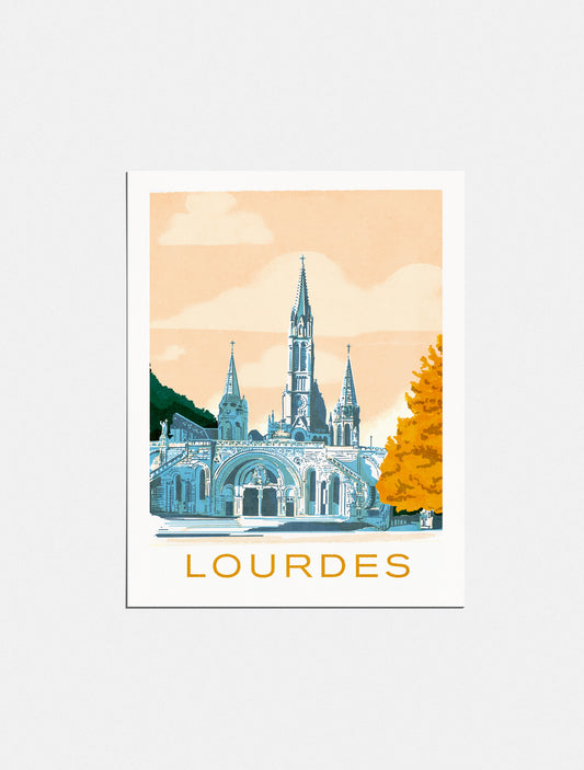 Print: Pilgrimage to Lourdes