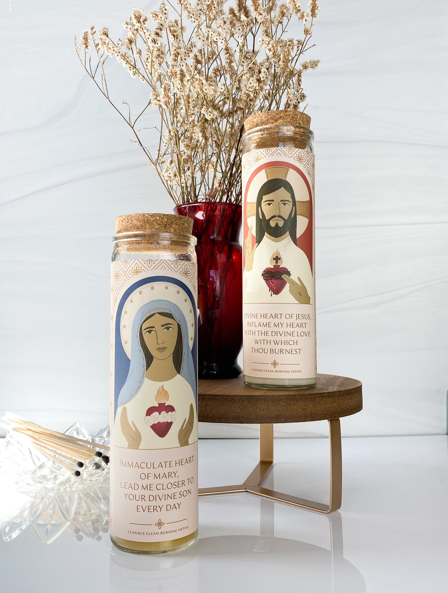 Candle: Sacred Heart of Jesus Votive